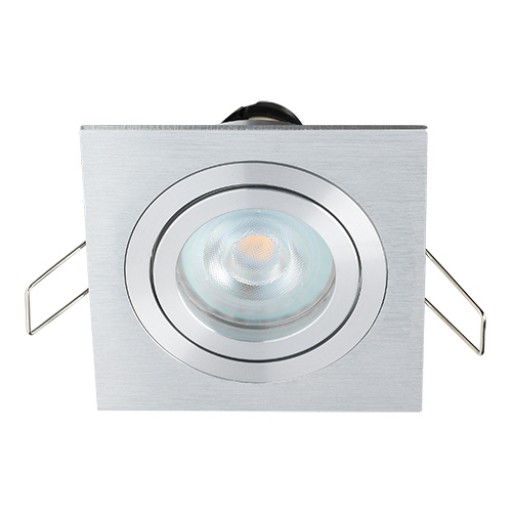 Coblux LED inbouwspot | vierkant | warmwit | 5 watt | dimbaar – Welkom LED Centrale
